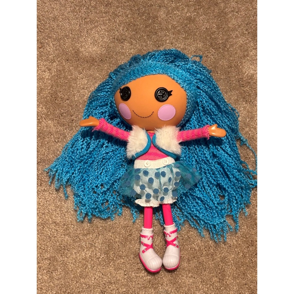 Lalaloopsy Mittens Fluff N Stuff Doll Blue Yarn Hair 13 Inch MGA 2013 Toy